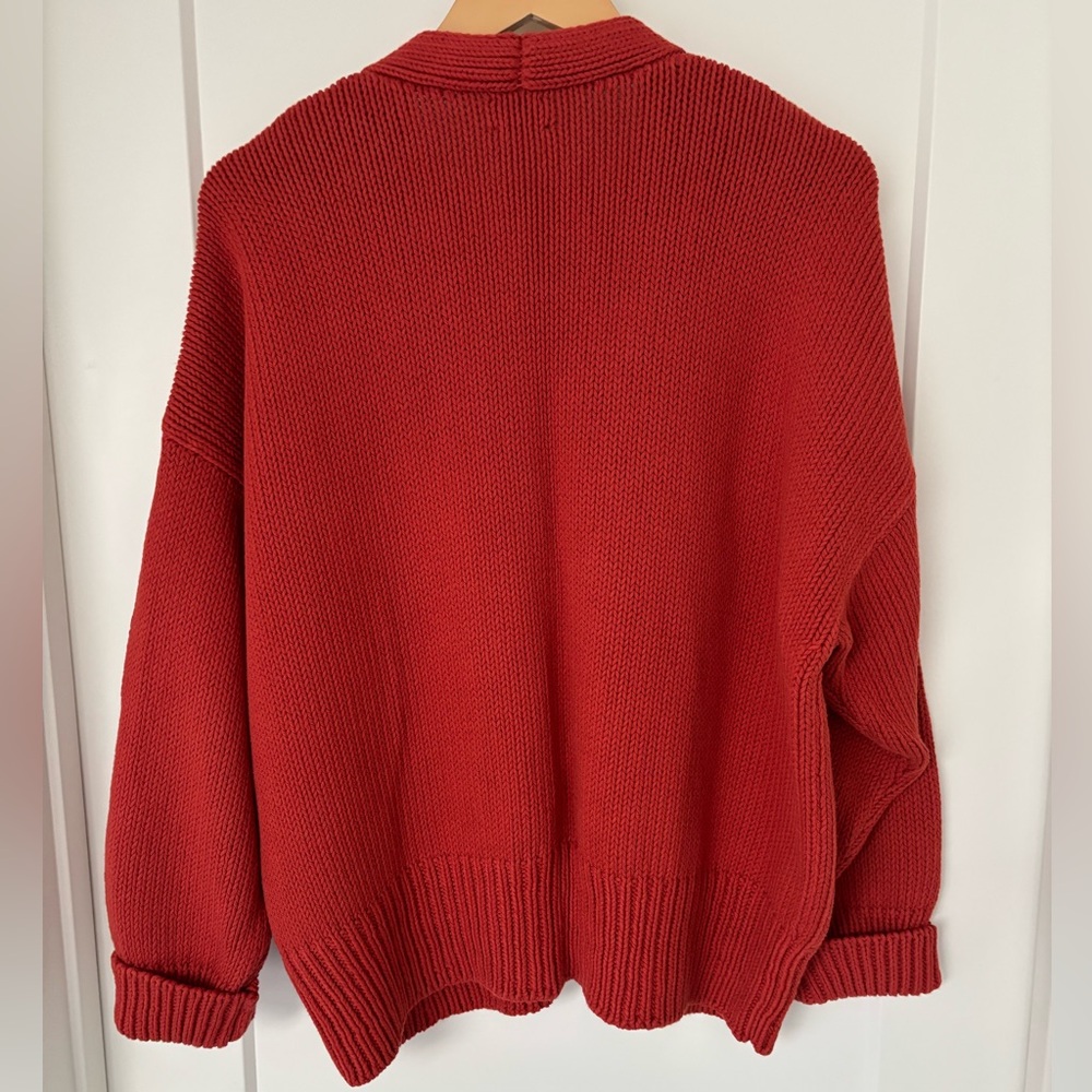 Babaa Cardigan No16 in Pimenton Dulce - Picture 3 of 4